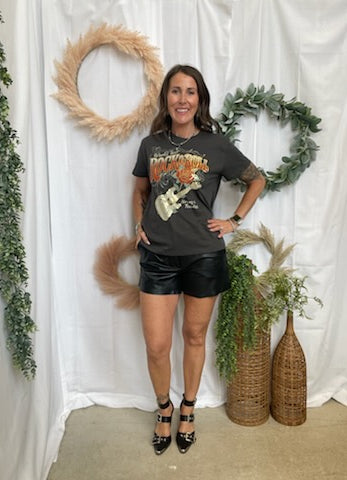 Rock and Roll Rose Tee-Graphic Tees-sweet claire-The Silo Boutique, Women's Fashion Boutique Located in Warren and Grand Forks North Dakota
