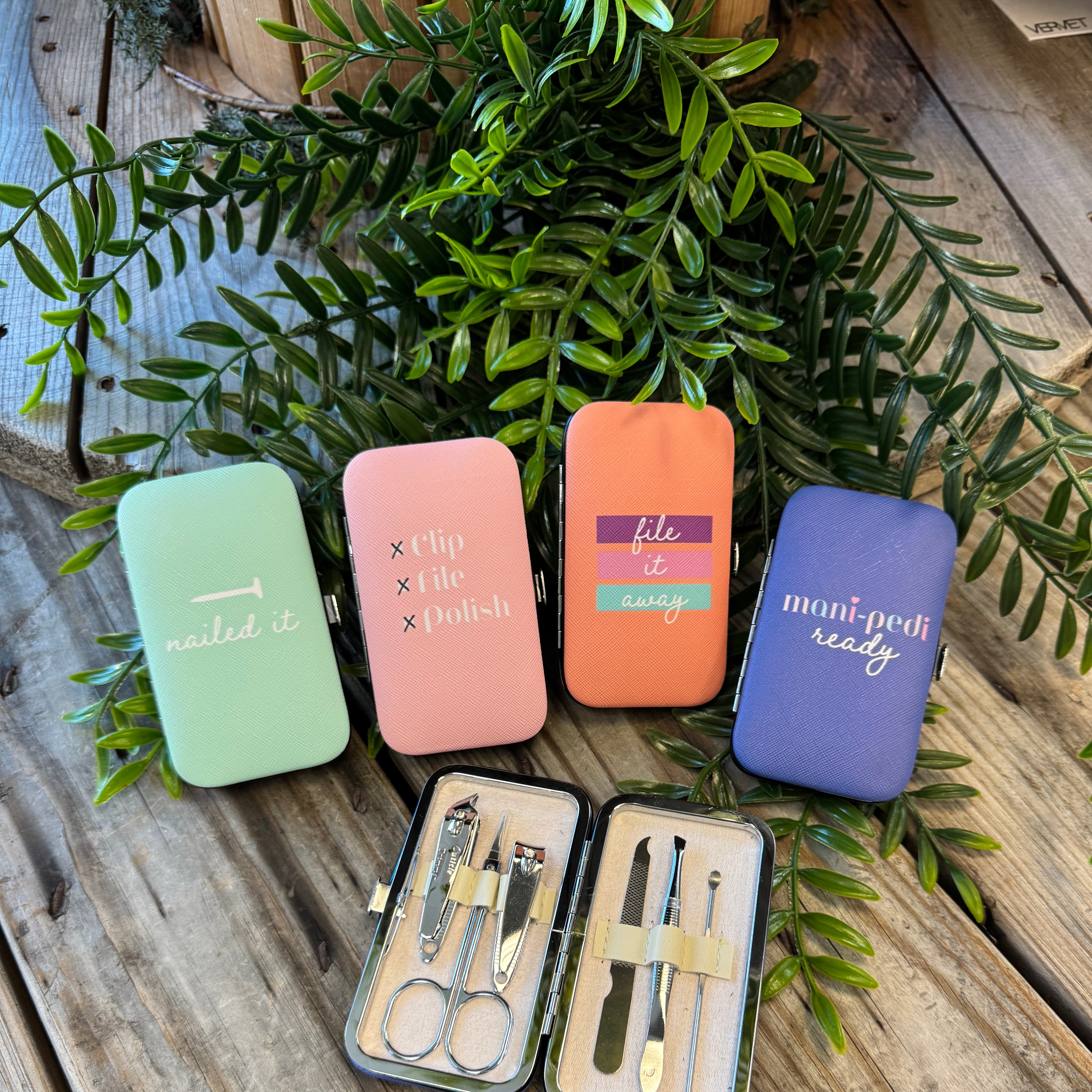 Mani Pedi Manicure Kit-Beauty-dm-The Silo Boutique, Women's Fashion Boutique Located in Warren and Grand Forks North Dakota