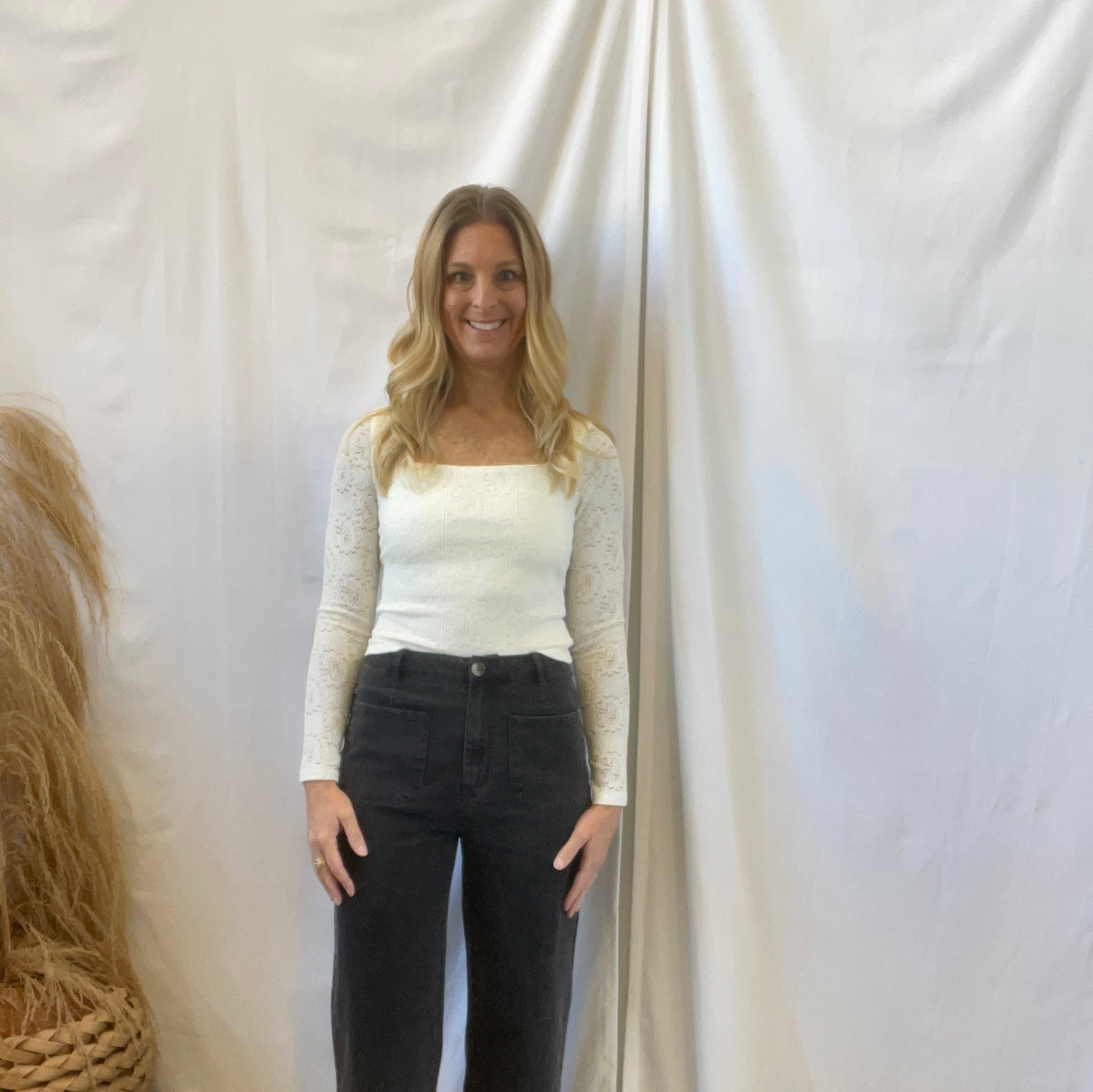 Wide Leg Front Pocket Pants-Black-Pants-entro-The Silo Boutique, Women's Fashion Boutique Located in Warren and Grand Forks North Dakota