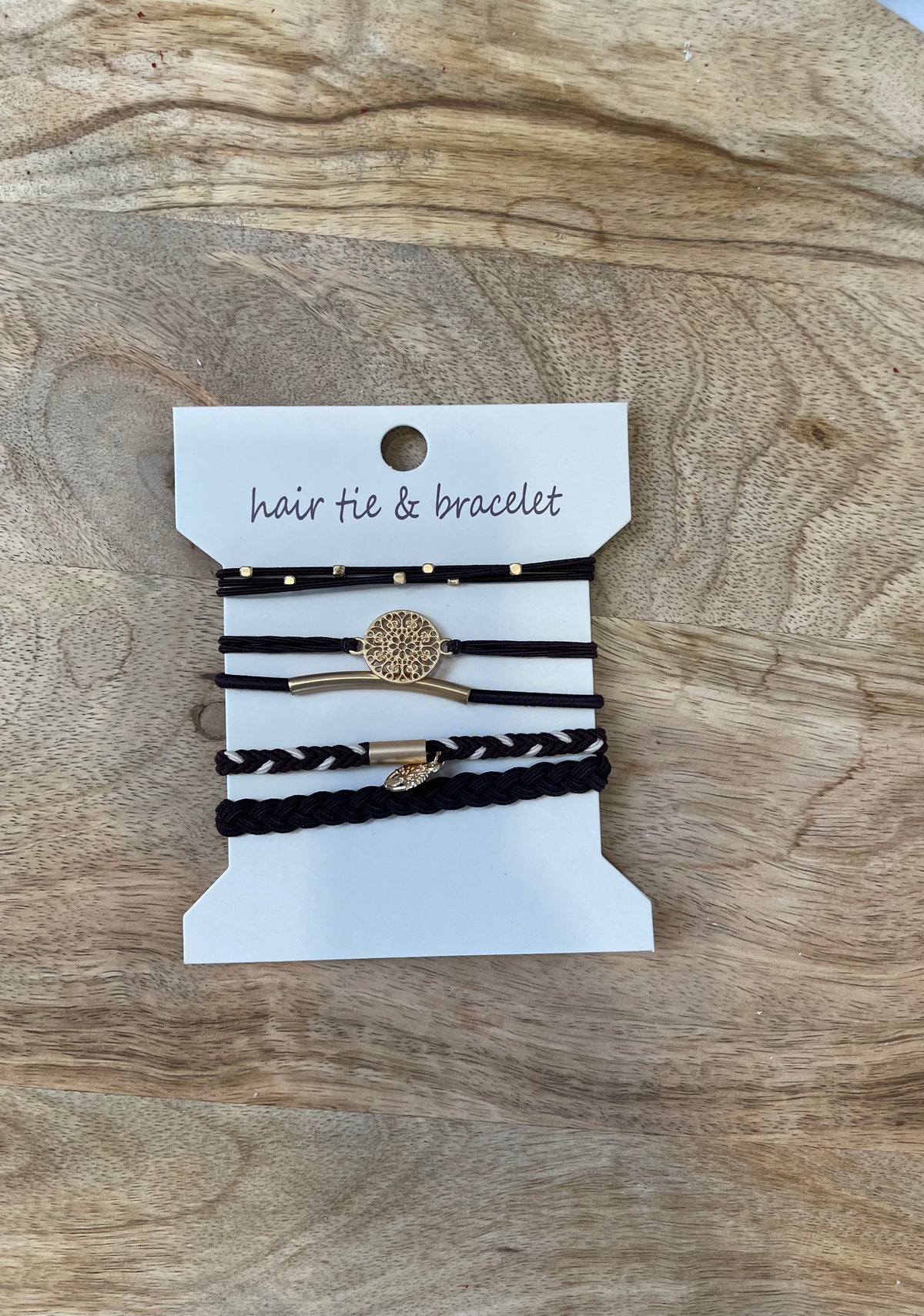 Joss Hair Ties Bracelet-Bracelets-joss-The Silo Boutique, Women's Fashion Boutique Located in Warren and Grand Forks North Dakota