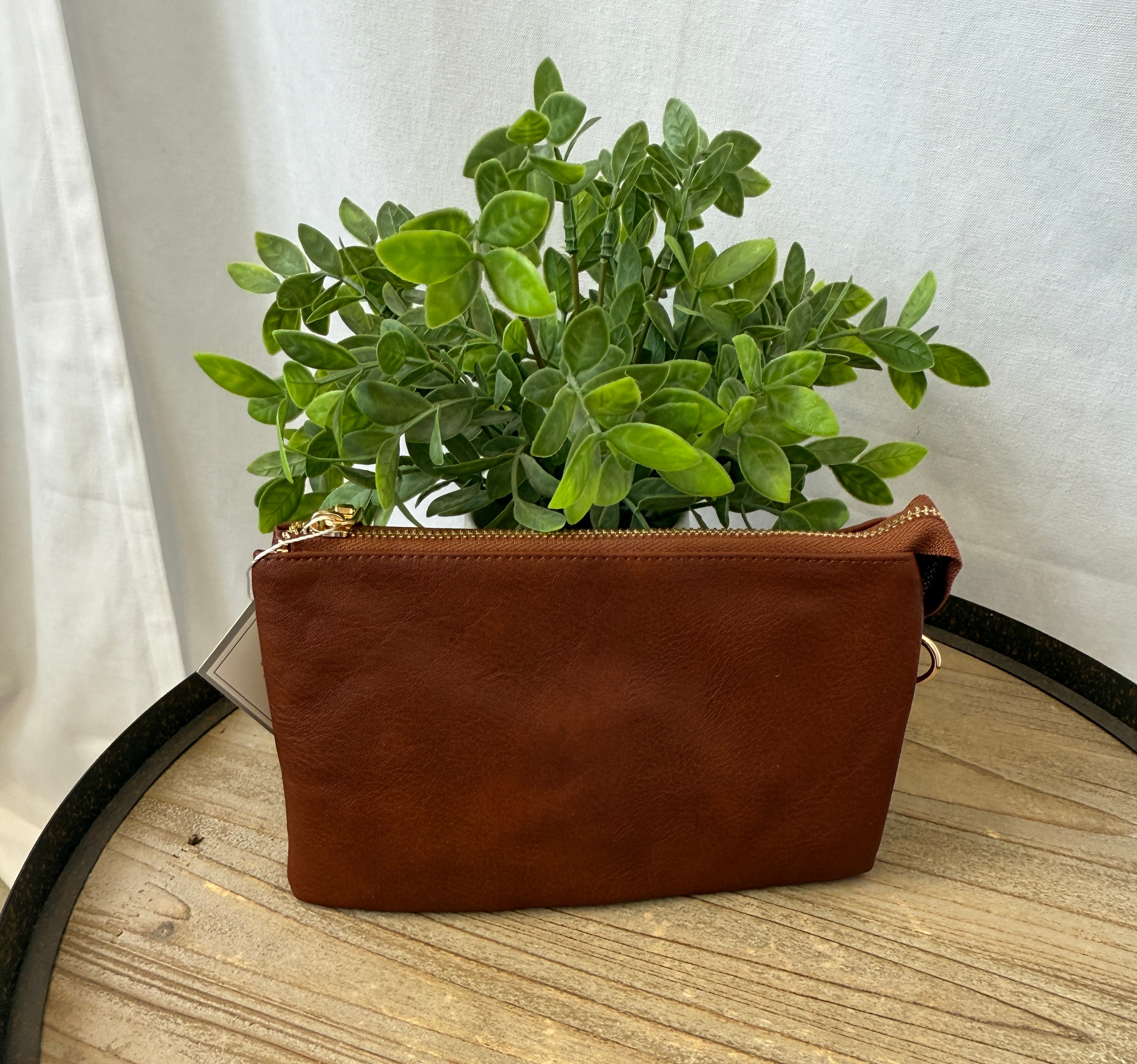 Riley 3 Compartment Crossbody/Wristlet-Crossbody Purses-Jen and Co-The Silo Boutique, Women's Fashion Boutique Located in Warren and Grand Forks North Dakota