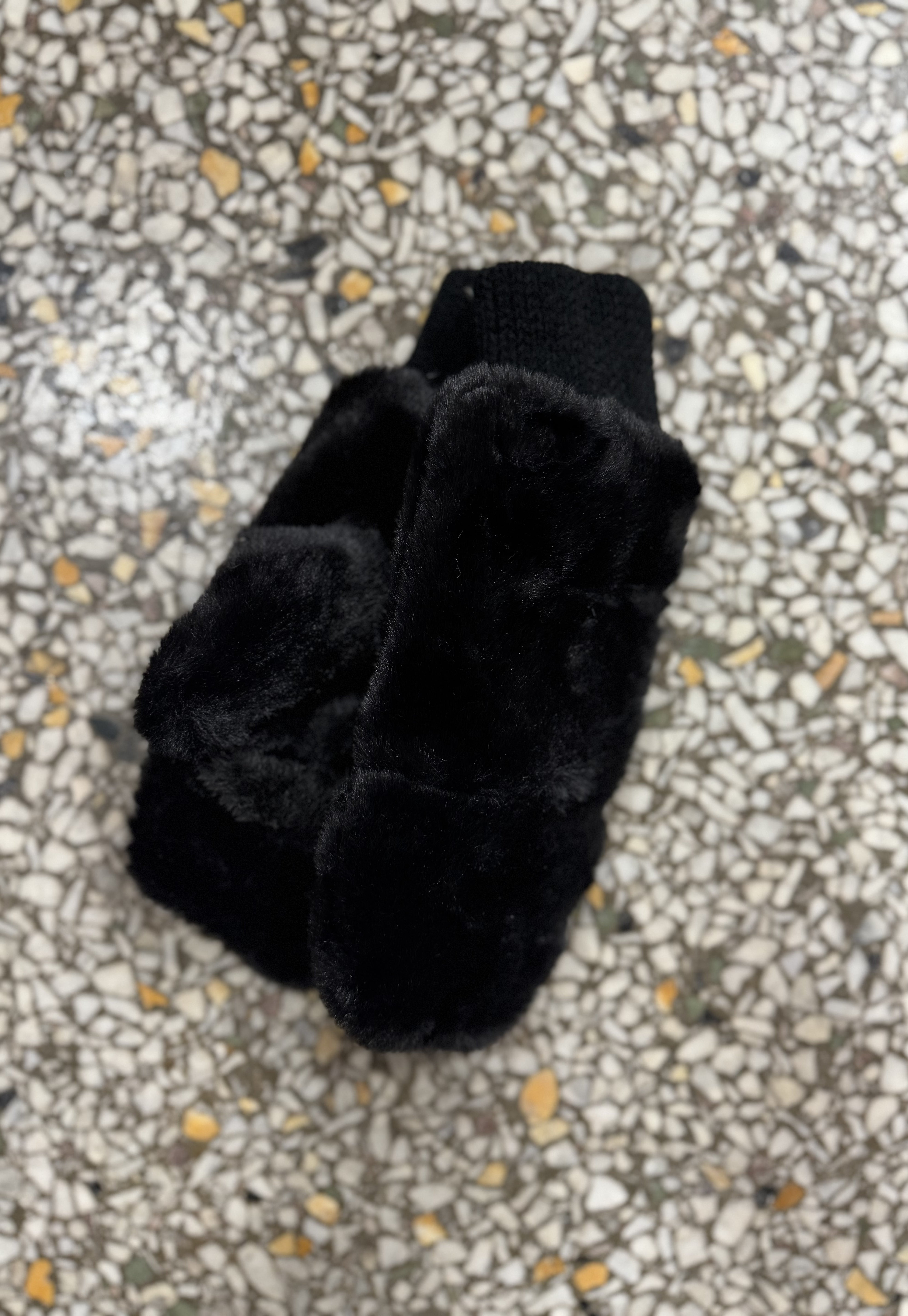 Solid Faux Fur Mittens-Gloves & Mittens-fashion city-The Silo Boutique, Women's Fashion Boutique Located in Warren and Grand Forks North Dakota