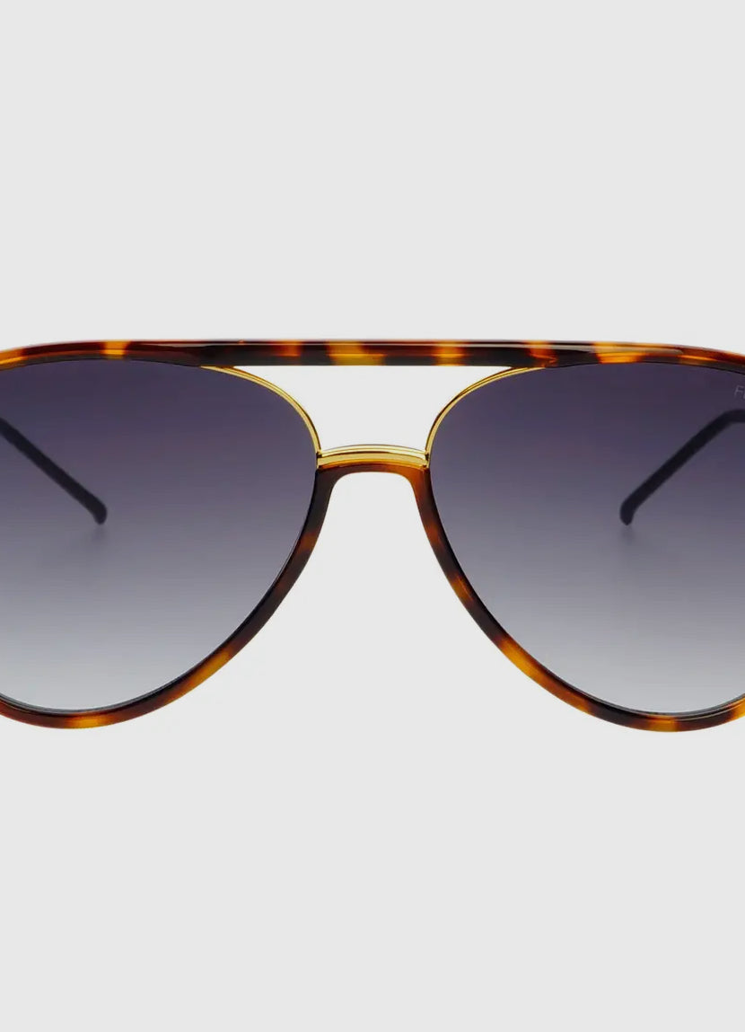 Freyrs Shay Tortoise Gradient Gray Sunglasses-Sunglasses-freyers-The Silo Boutique, Women's Fashion Boutique Located in Warren and Grand Forks North Dakota