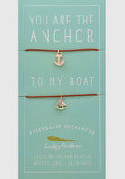 Friendship Necklace - Anchor/Boat-Bracelets-lucky feather-The Silo Boutique, Women's Fashion Boutique Located in Warren and Grand Forks North Dakota