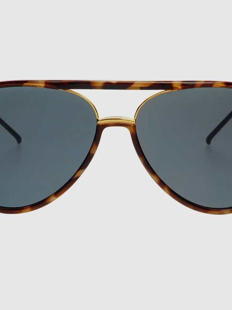 Freyrs Shay Tortoise Solid Gray Sunglasses-Sunglasses-freyers-The Silo Boutique, Women's Fashion Boutique Located in Warren and Grand Forks North Dakota