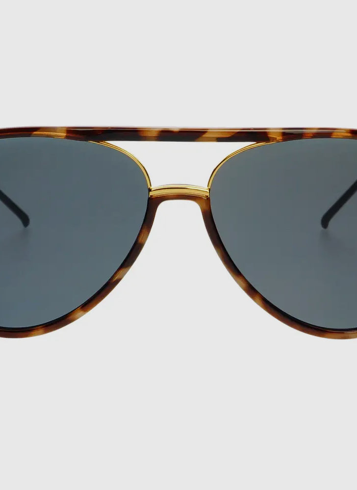 Freyrs Shay Tortoise Solid Gray Sunglasses-Sunglasses-freyers-The Silo Boutique, Women's Fashion Boutique Located in Warren and Grand Forks North Dakota