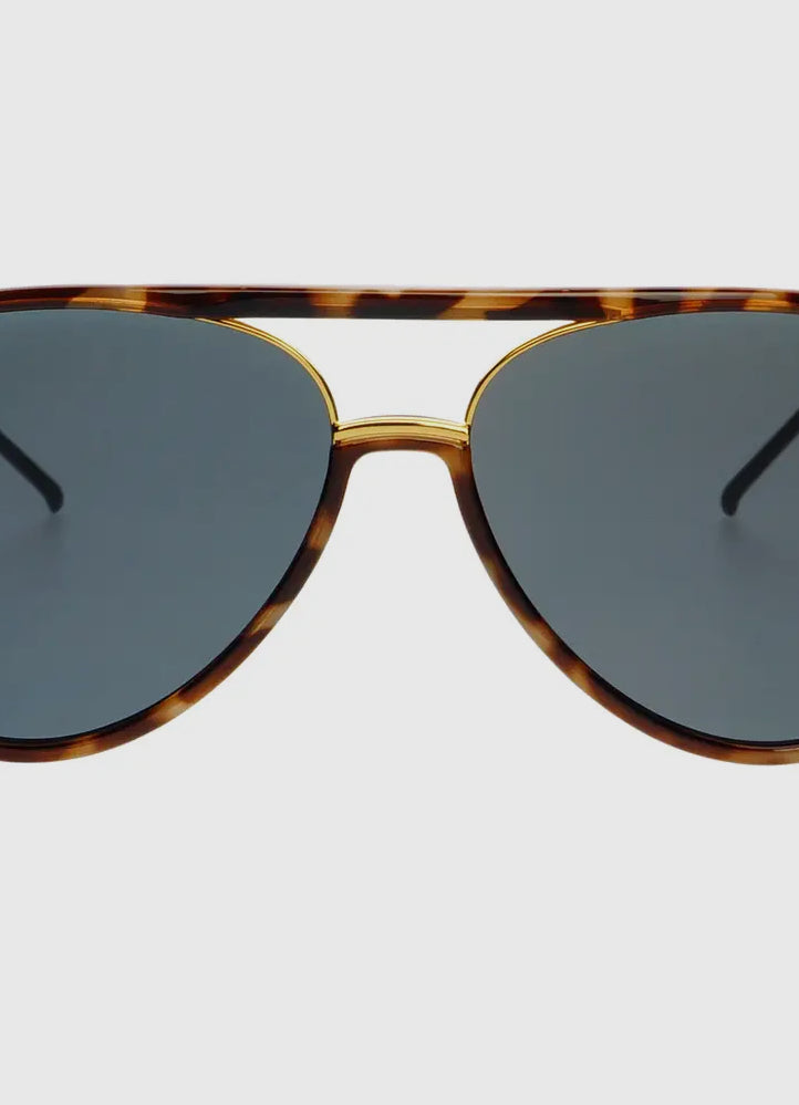 Freyrs Shay Tortoise Solid Gray Sunglasses-Sunglasses-freyers-The Silo Boutique, Women's Fashion Boutique Located in Warren and Grand Forks North Dakota