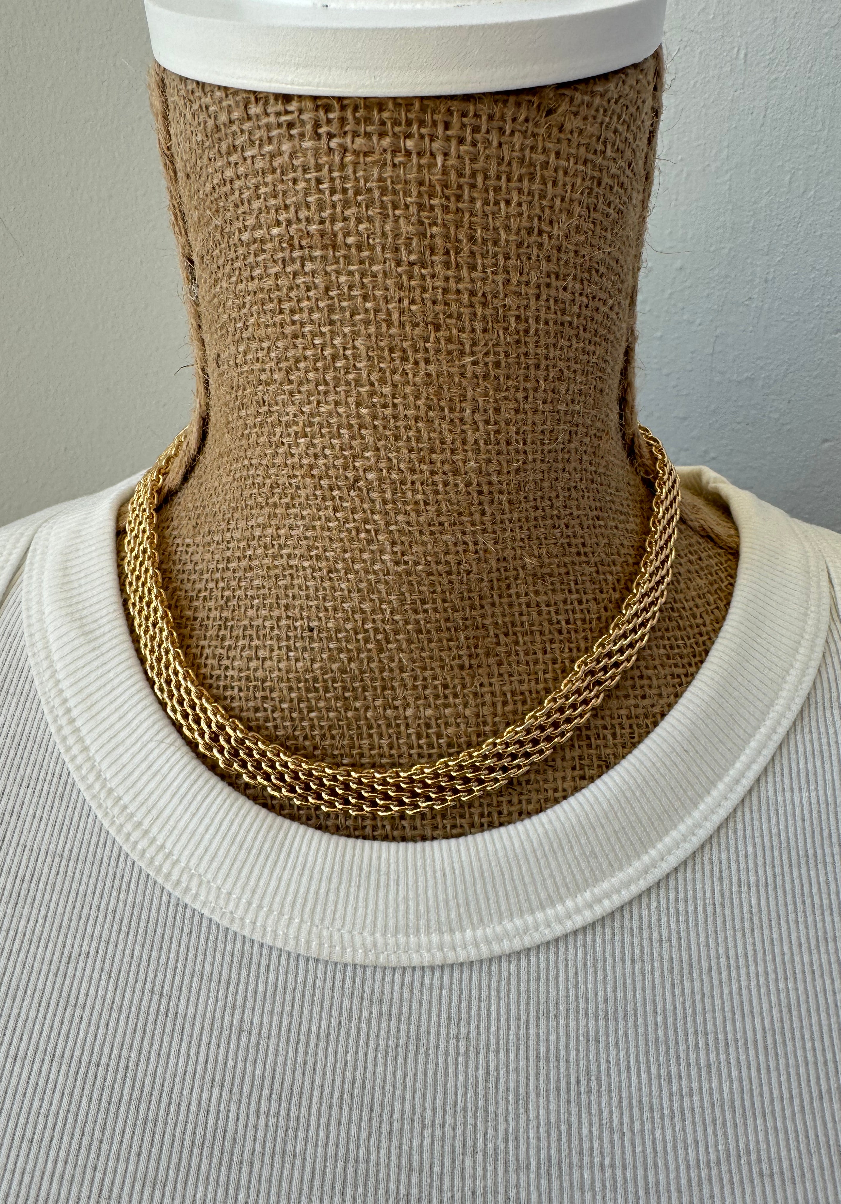 Garden Party Link Necklace-Necklaces-Dallas Market-The Silo Boutique, Women's Fashion Boutique Located in Warren and Grand Forks North Dakota