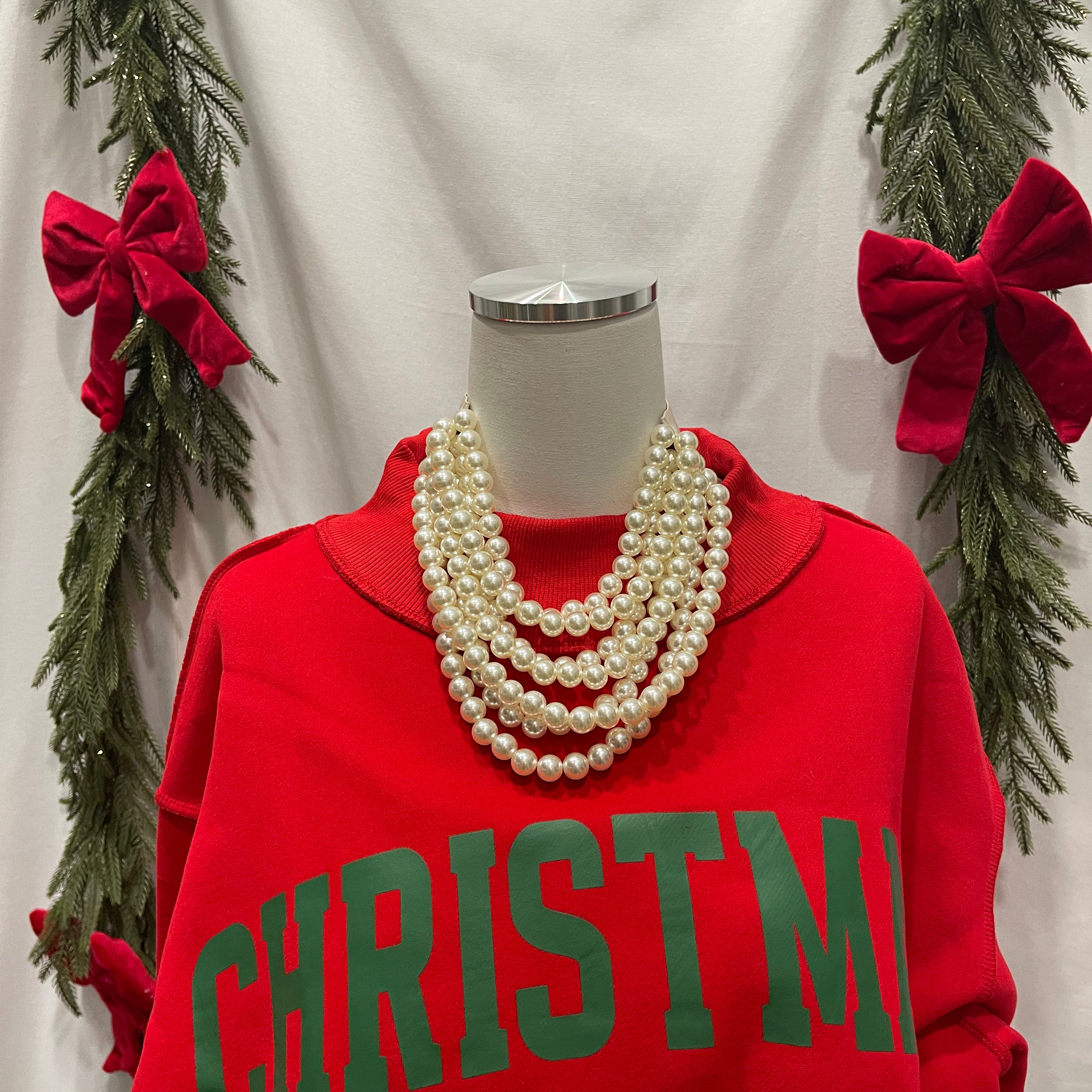 Posh Pearl Magnetic Necklace-Necklaces-posh-The Silo Boutique, Women's Fashion Boutique Located in Warren and Grand Forks North Dakota