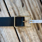 Rectangle Cut Out Buckle Belt-Black-Belts-Fame-The Silo Boutique, Women's Fashion Boutique Located in Warren and Grand Forks North Dakota