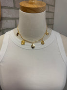 Shine On Charm Necklace-Necklaces-Fame-The Silo Boutique, Women's Fashion Boutique Located in Warren and Grand Forks North Dakota