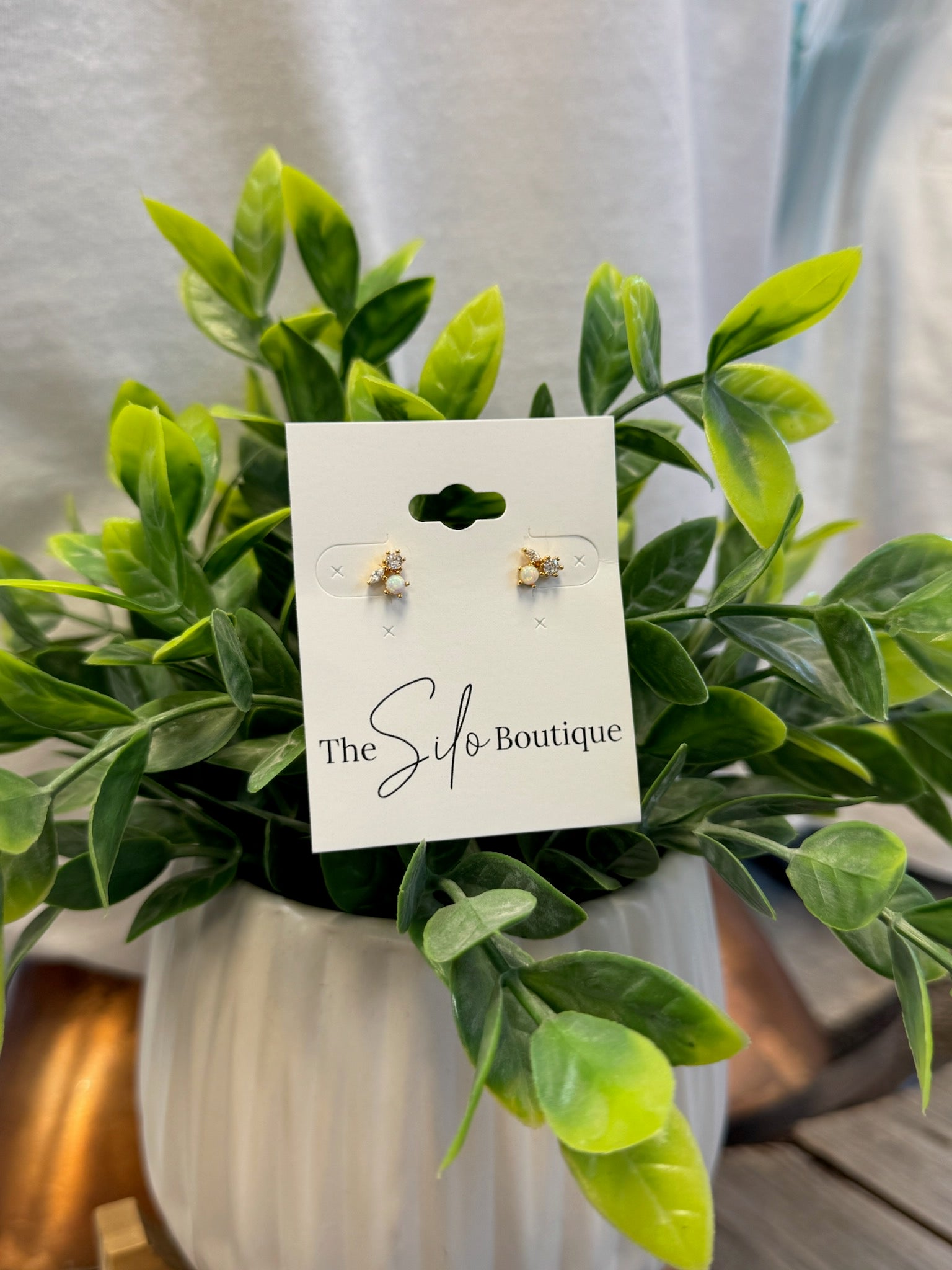 Mini Triple Earrings-Earrings-Fame-The Silo Boutique, Women's Fashion Boutique Located in Warren and Grand Forks North Dakota