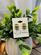 Solid Triple Earrings-Earrings-Fame-The Silo Boutique, Women's Fashion Boutique Located in Warren and Grand Forks North Dakota