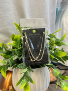 Gold Cubic Layered Necklace-Necklaces-Fame-The Silo Boutique, Women's Fashion Boutique Located in Warren and Grand Forks North Dakota