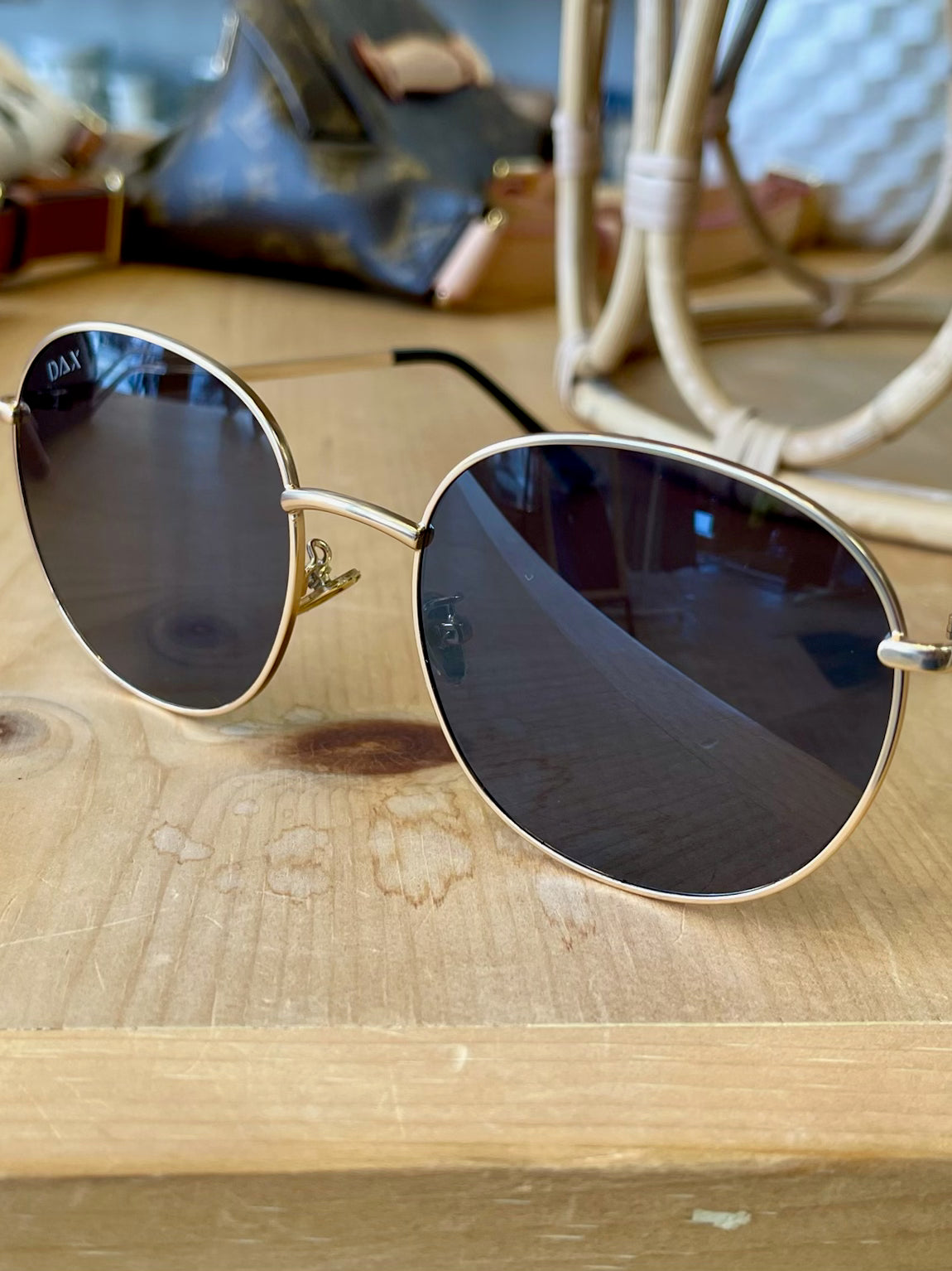 Dax Georgie Black Sunglasses-Sunglasses-dax-The Silo Boutique, Women's Fashion Boutique Located in Warren and Grand Forks North Dakota