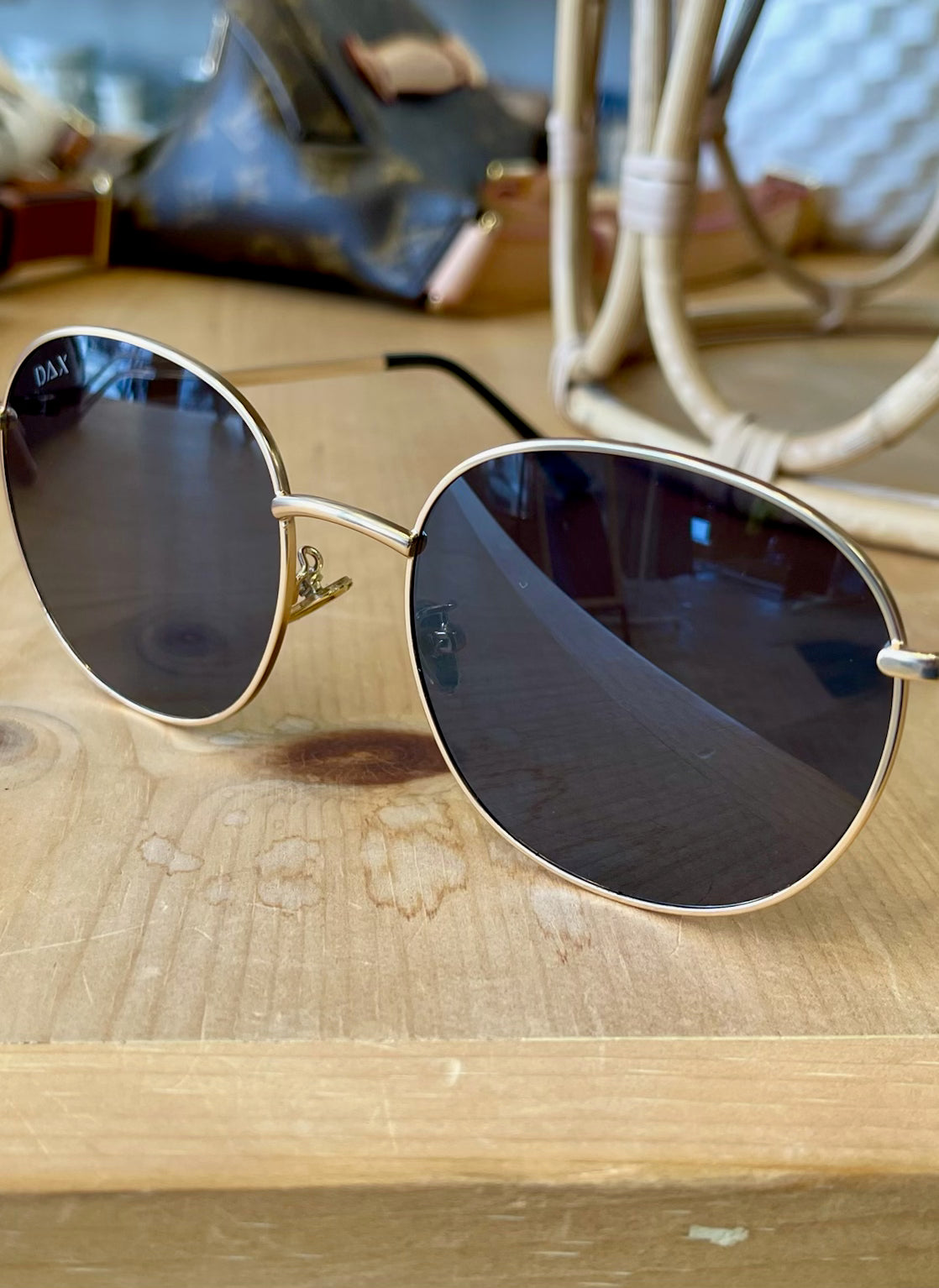 Dax Georgie Black Sunglasses-Sunglasses-dax-The Silo Boutique, Women's Fashion Boutique Located in Warren and Grand Forks North Dakota