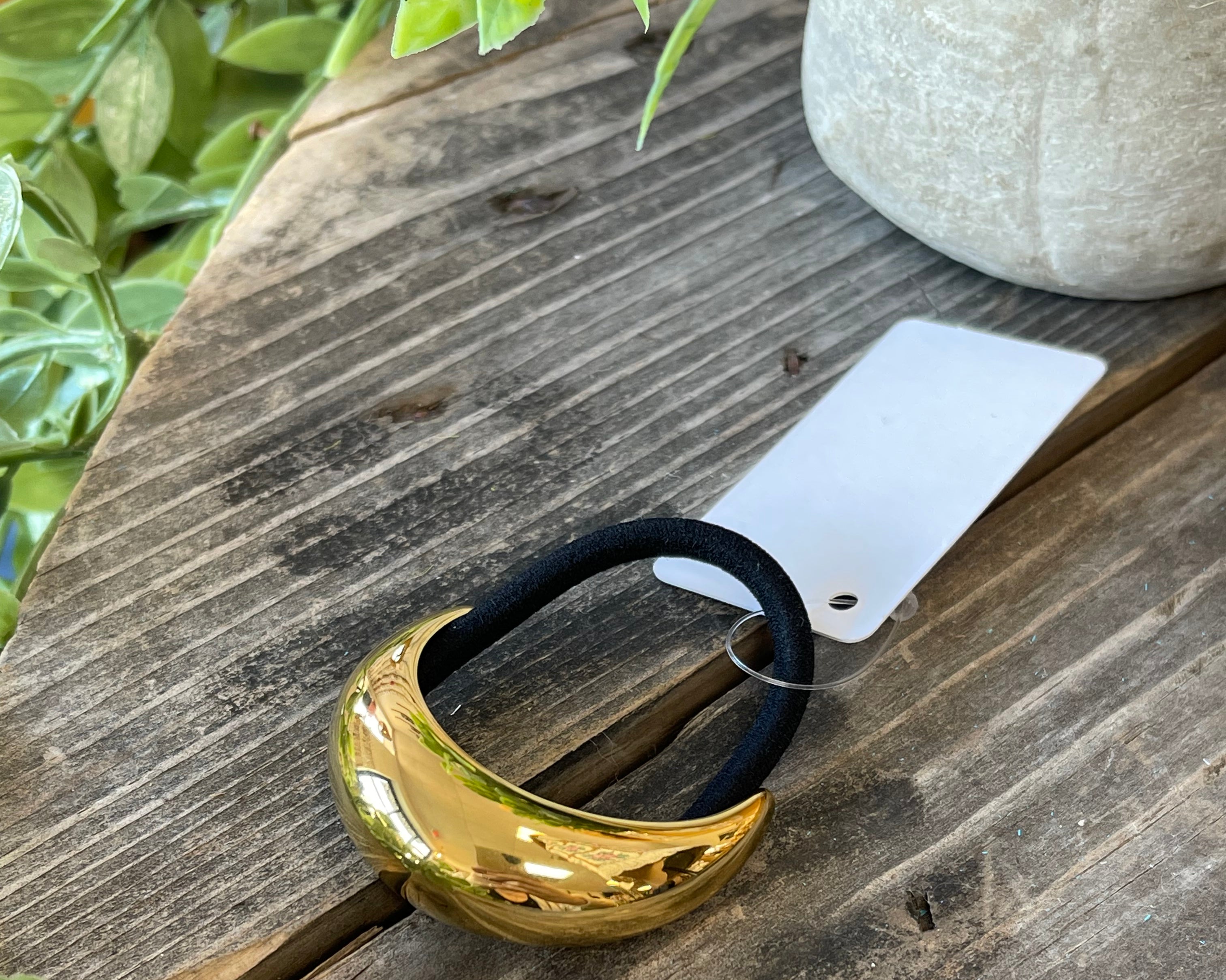 Chandler Sutton Gold Hair Tie-Hair Accessories-chandler sutton-The Silo Boutique, Women's Fashion Boutique Located in Warren and Grand Forks North Dakota