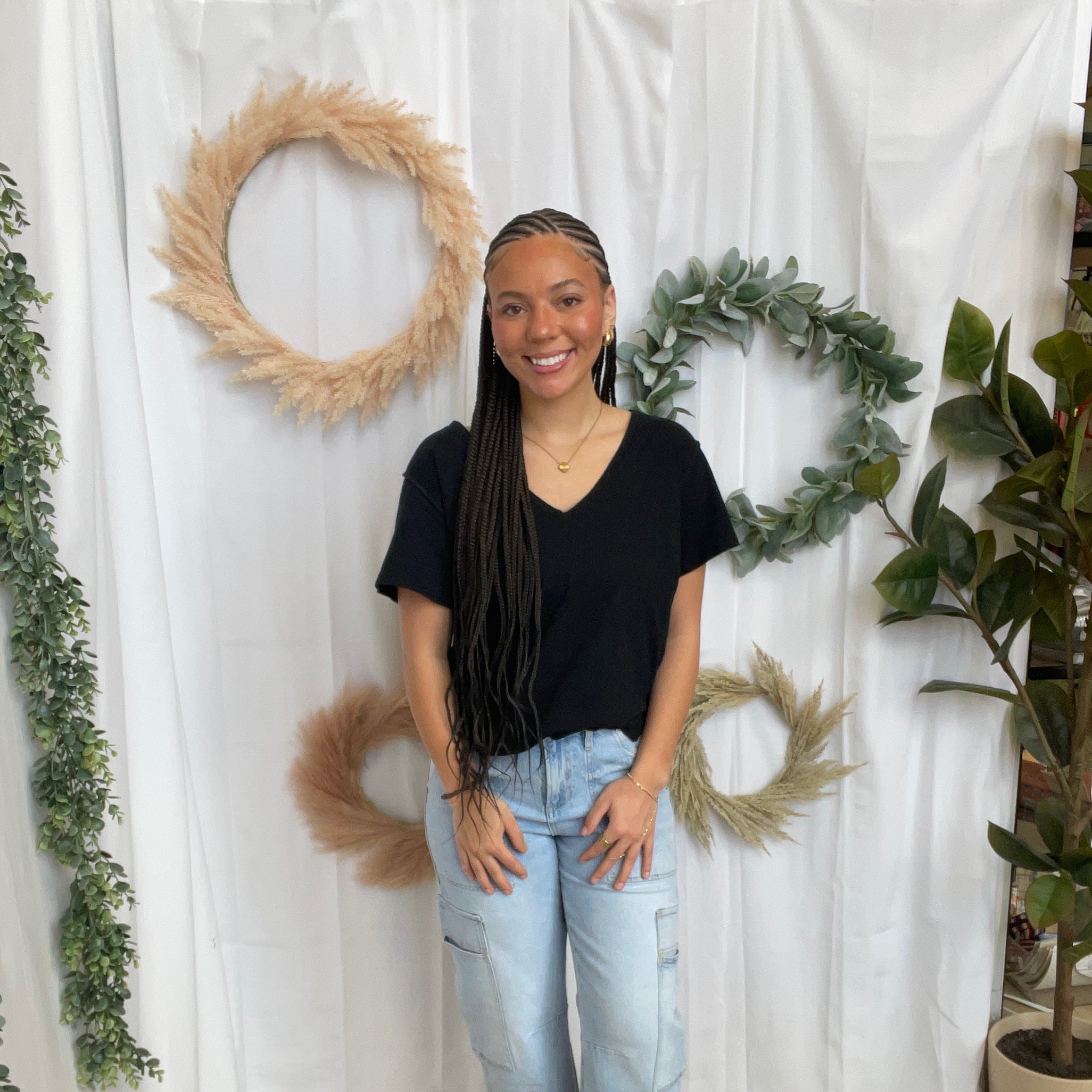 Pebble Forever V Neck Side Slit Tee-Black-Short Sleeve Tops-pebble-The Silo Boutique, Women's Fashion Boutique Located in Warren and Grand Forks North Dakota