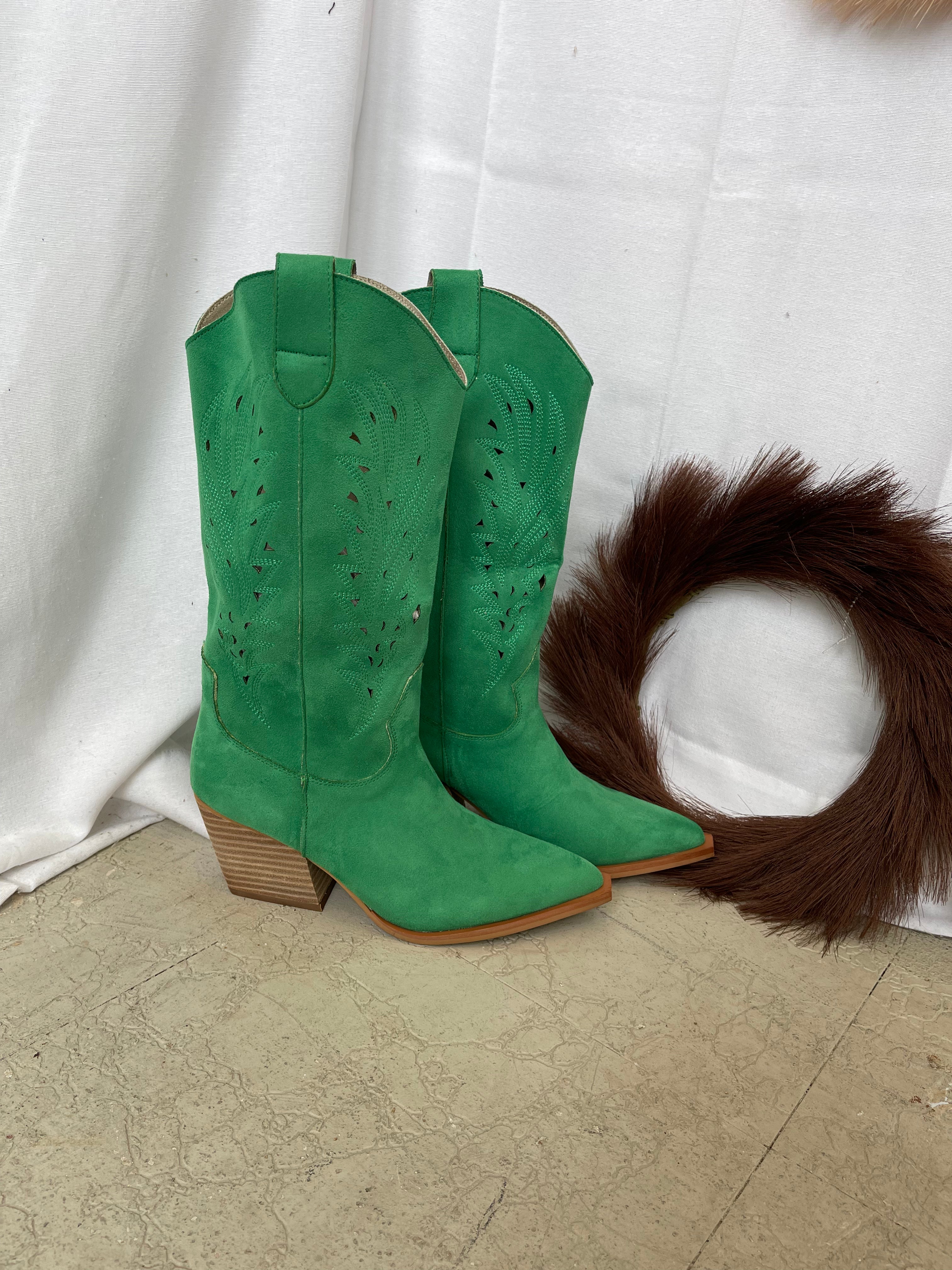 MiiM Olivia Boot-Green-Boots-miracle mile-The Silo Boutique, Women's Fashion Boutique Located in Warren and Grand Forks North Dakota