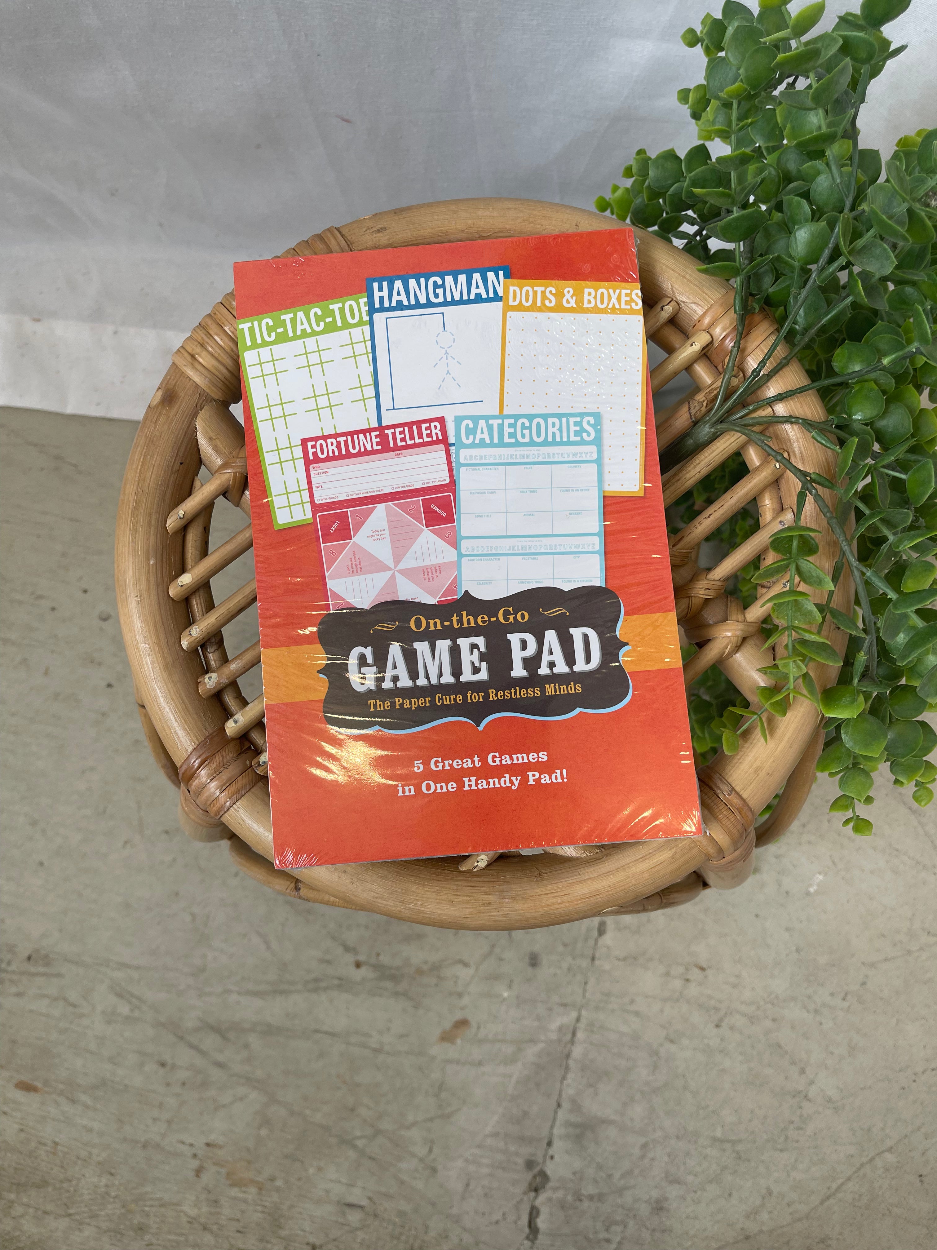 On-The-Go Game Pad-Books-Simon-The Silo Boutique, Women's Fashion Boutique Located in Warren and Grand Forks North Dakota