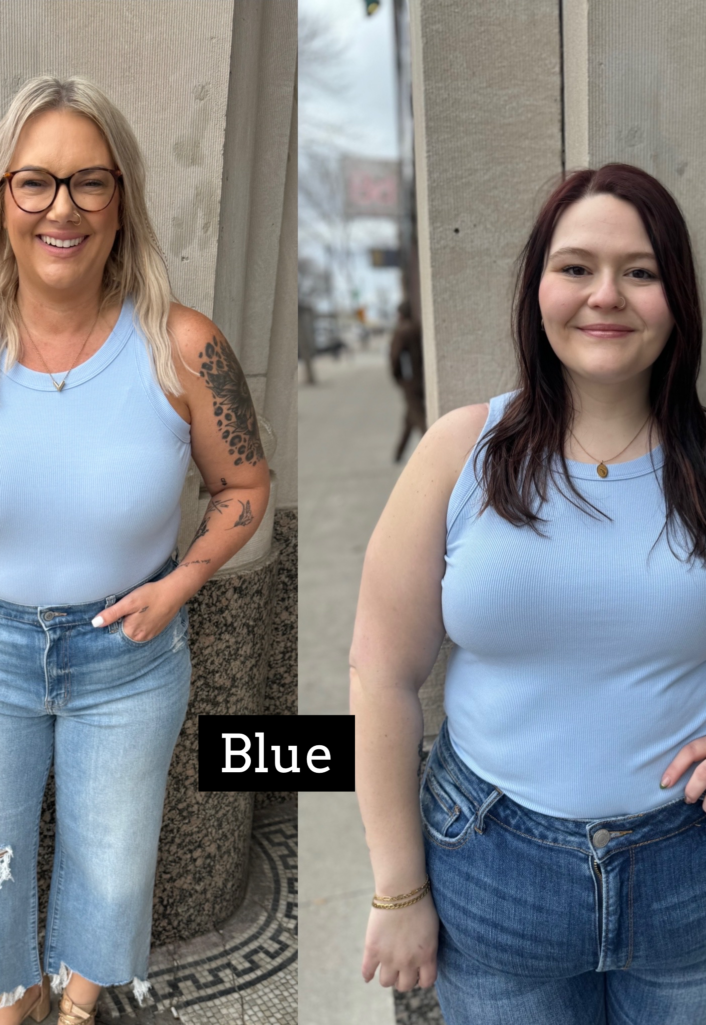 Everly Tank-Tank Tops-mittoshop-The Silo Boutique, Women's Fashion Boutique Located in Warren and Grand Forks North Dakota