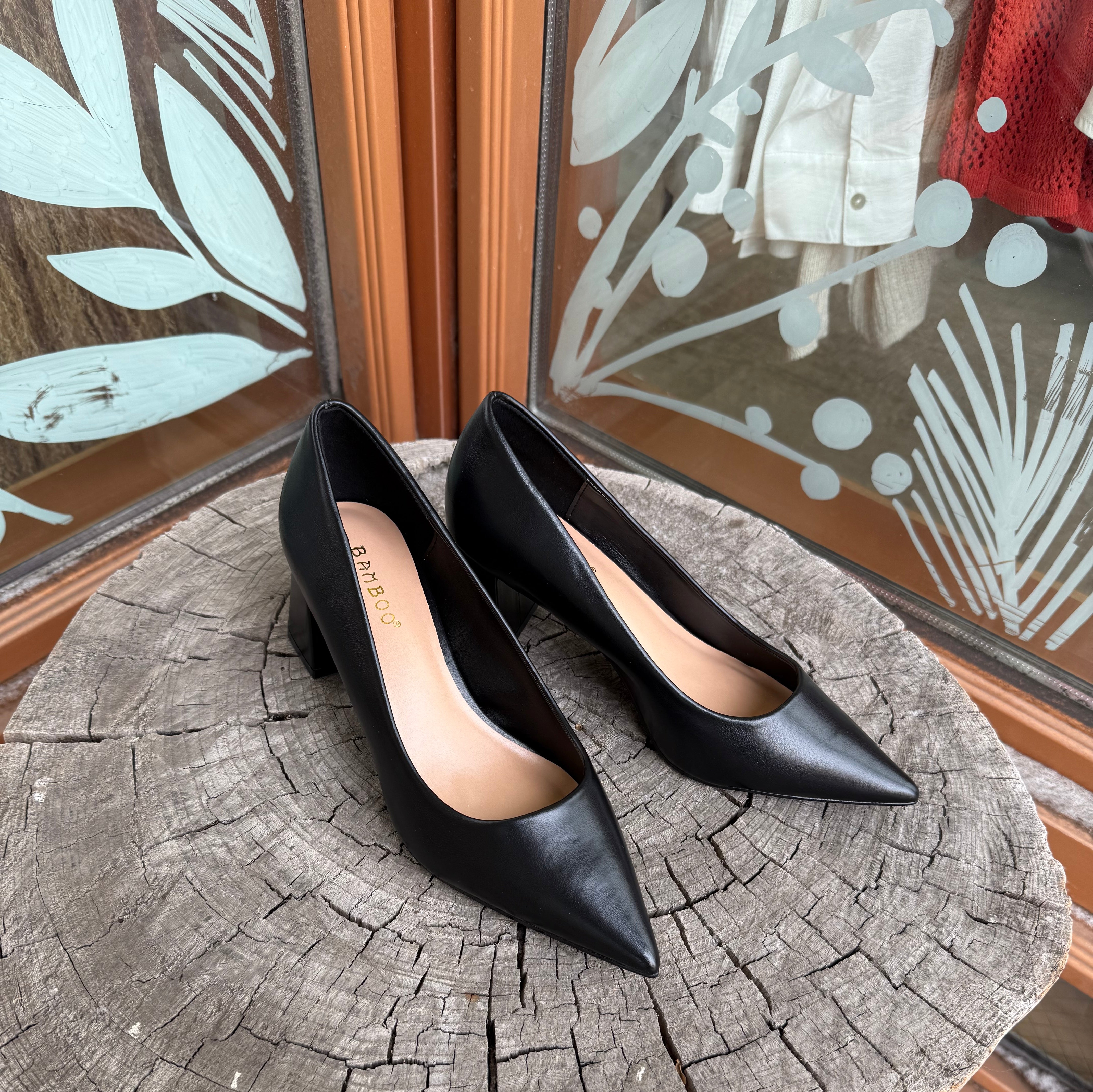 Starlike Black Heels-Final Sale-Heels-ccocci-The Silo Boutique, Women's Fashion Boutique Located in Warren and Grand Forks North Dakota