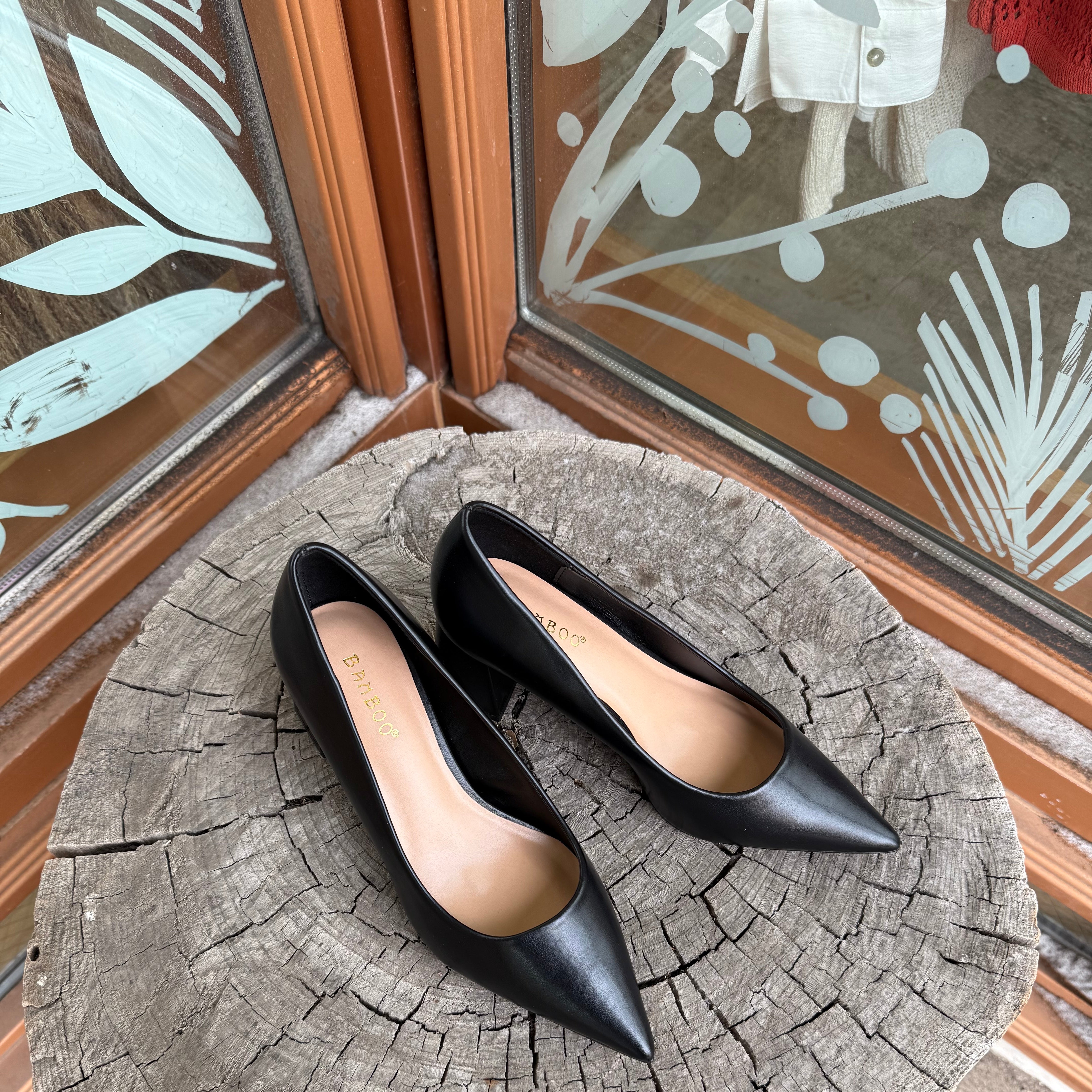 Starlike Black Heels-Final Sale-Heels-ccocci-The Silo Boutique, Women's Fashion Boutique Located in Warren and Grand Forks North Dakota