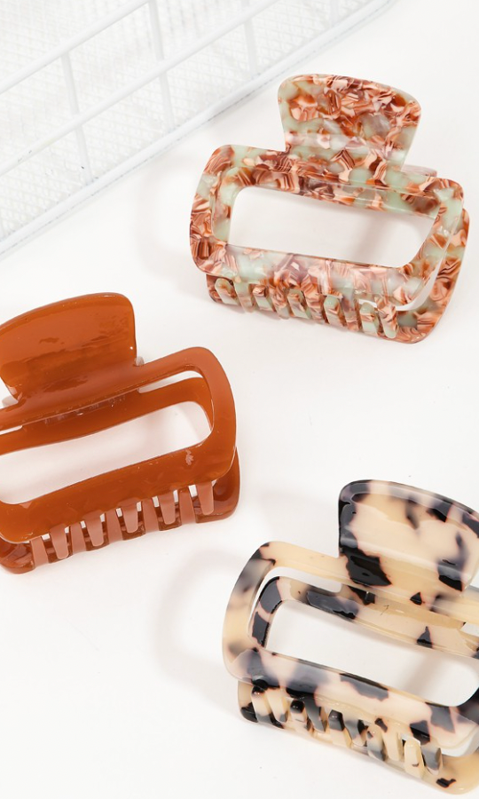 Cutout Hair Claw-Hair Accessories-Fame-The Silo Boutique, Women's Fashion Boutique Located in Warren and Grand Forks North Dakota