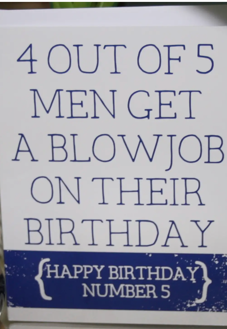 Birthday Blowjob Greeting Card-Cards-crooked halo-The Silo Boutique, Women's Fashion Boutique Located in Warren and Grand Forks North Dakota