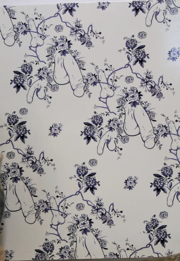 Floral Penis Greeting Card-Cards-crooked halo-The Silo Boutique, Women's Fashion Boutique Located in Warren and Grand Forks North Dakota