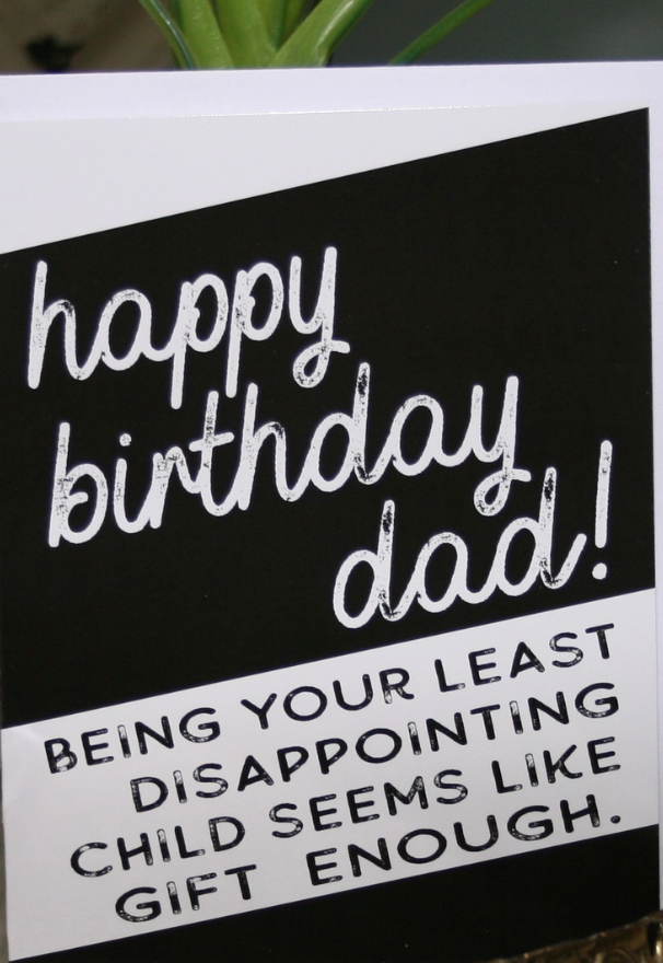 Happy Birthday Dad Greeting Card-Cards-crooked halo-The Silo Boutique, Women's Fashion Boutique Located in Warren and Grand Forks North Dakota