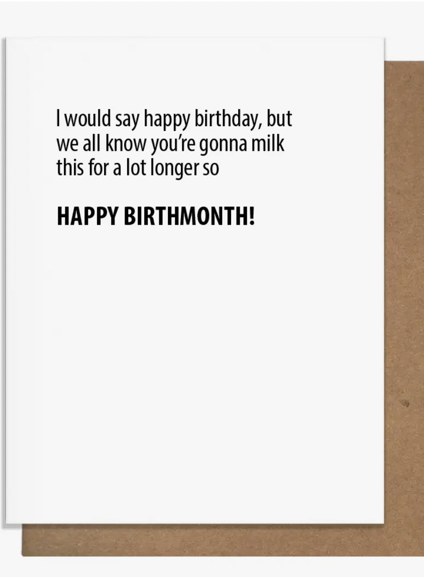 Birth Month Card-Cards-pretty alright-The Silo Boutique, Women's Fashion Boutique Located in Warren and Grand Forks North Dakota