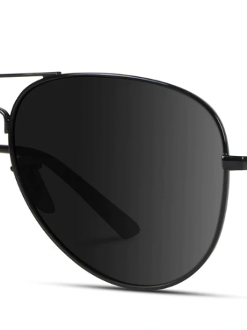 WMP Black Aviator Sunglasses-Sunglasses-wmp-The Silo Boutique, Women's Fashion Boutique Located in Warren and Grand Forks North Dakota