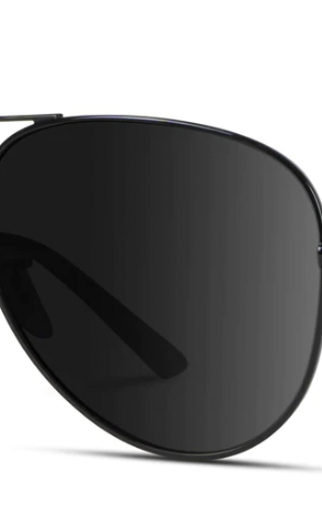 WMP Black Aviator Sunglasses-Sunglasses-wmp-The Silo Boutique, Women's Fashion Boutique Located in Warren and Grand Forks North Dakota