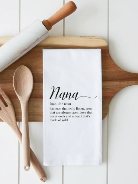 Nana Tea Towel-Tea Towels-Porter Lane-The Silo Boutique, Women's Fashion Boutique Located in Warren and Grand Forks North Dakota