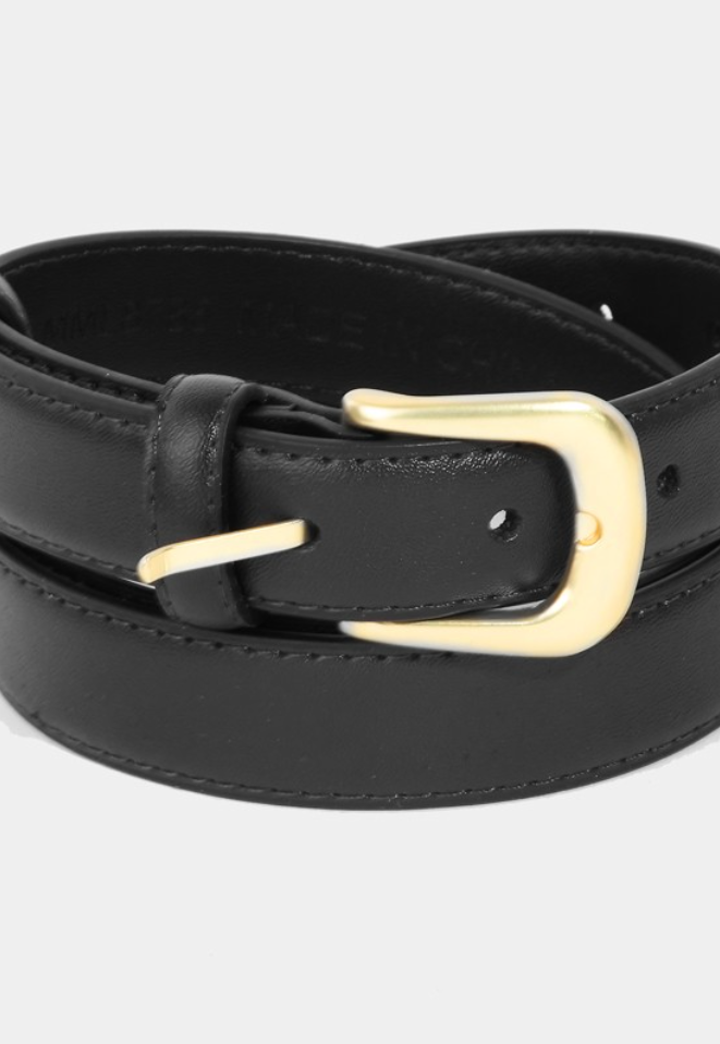 Timeless Belt-Black-Belts-Fame-The Silo Boutique, Women's Fashion Boutique Located in Warren and Grand Forks North Dakota