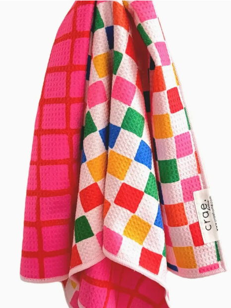 Crae Sorbet Hand Towel-Tea Towels-crae-The Silo Boutique, Women's Fashion Boutique Located in Warren and Grand Forks North Dakota
