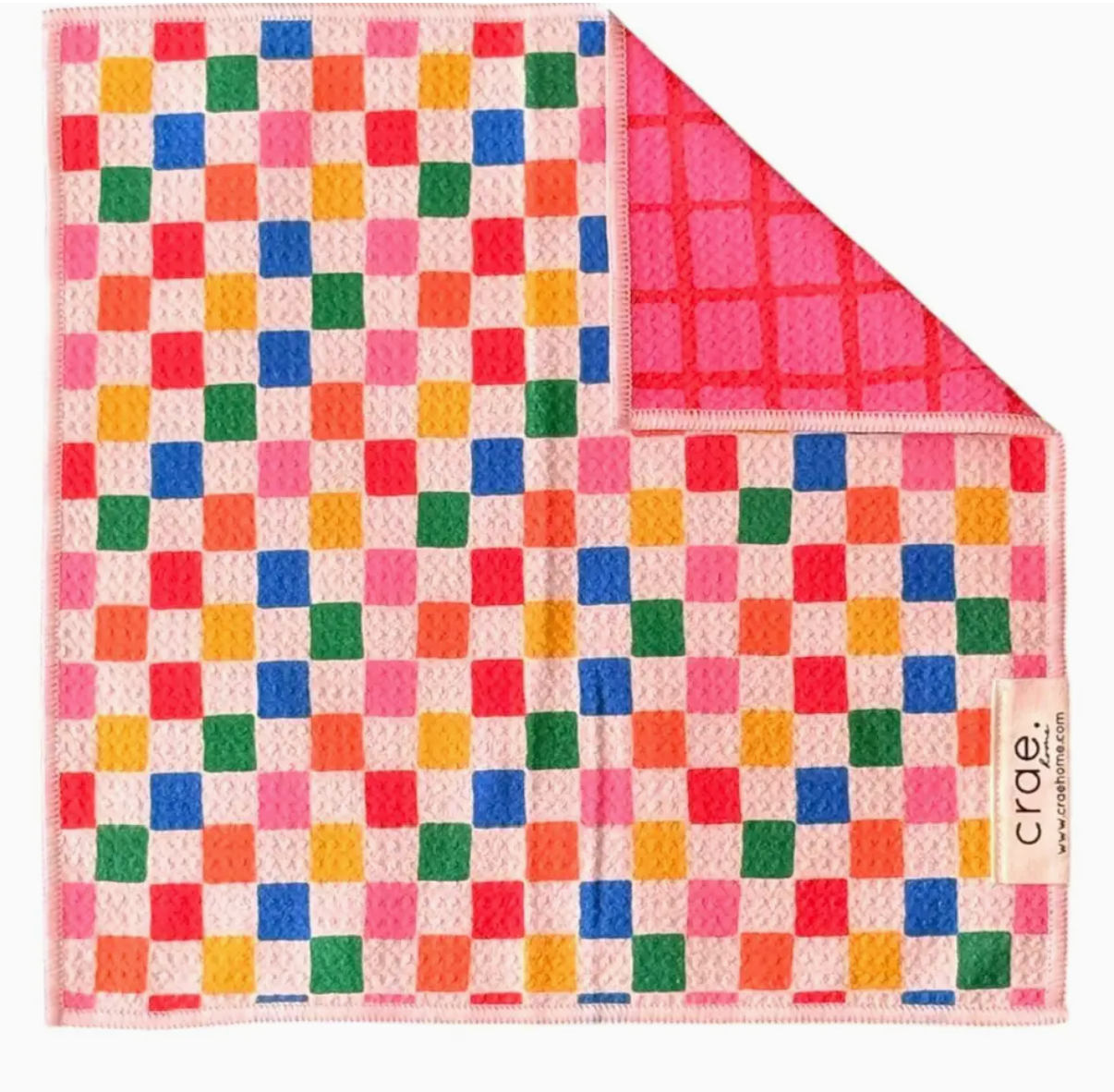 Crae Sorbet Washcloth-Tea Towels-crae-The Silo Boutique, Women's Fashion Boutique Located in Warren and Grand Forks North Dakota