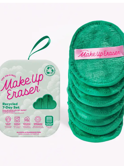 All Green 7-Day MakeUp Eraser Set-Cosmetics-Make Up Eraser-The Silo Boutique, Women's Fashion Boutique Located in Warren and Grand Forks North Dakota