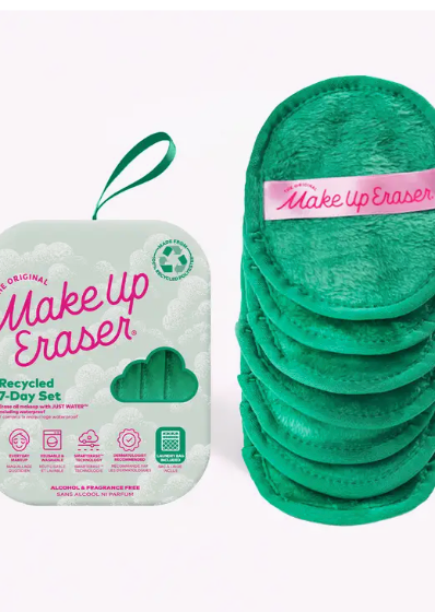 All Green 7-Day MakeUp Eraser Set-Cosmetics-Make Up Eraser-The Silo Boutique, Women's Fashion Boutique Located in Warren and Grand Forks North Dakota