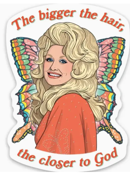 Dolly Bigger the Hair Sticker-fair-The Silo Boutique, Women's Fashion Boutique Located in Warren and Grand Forks North Dakota
