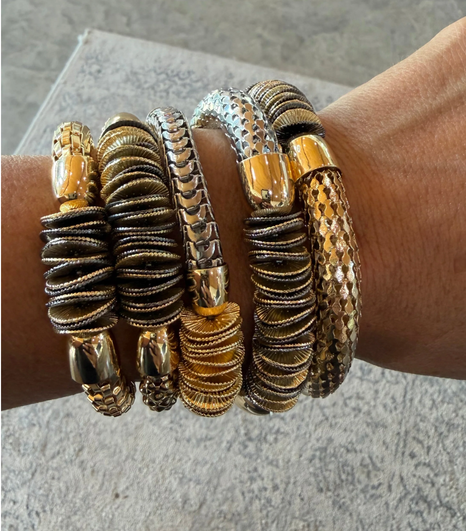 The Statement Stack Bracelets-Bracelets-blakeley-The Silo Boutique, Women's Fashion Boutique Located in Warren and Grand Forks North Dakota