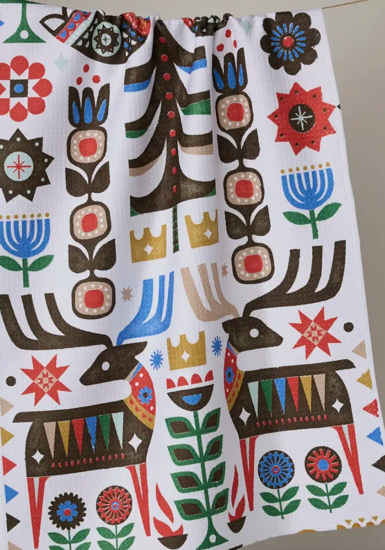 Geometry Tea Towel-dish cloth-geometry-The Silo Boutique, Women's Fashion Boutique Located in Warren and Grand Forks North Dakota