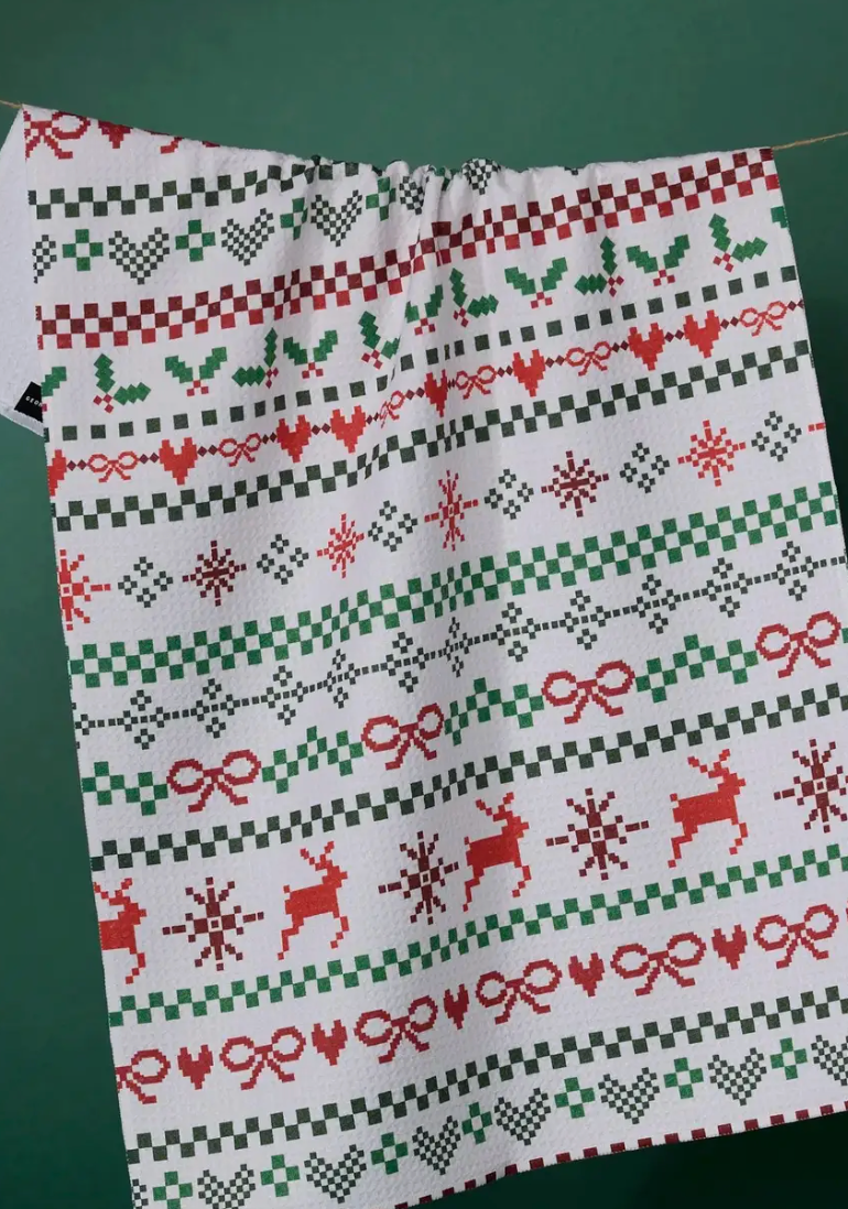 Geometry Tea Towel-dish cloth-geometry-The Silo Boutique, Women's Fashion Boutique Located in Warren and Grand Forks North Dakota