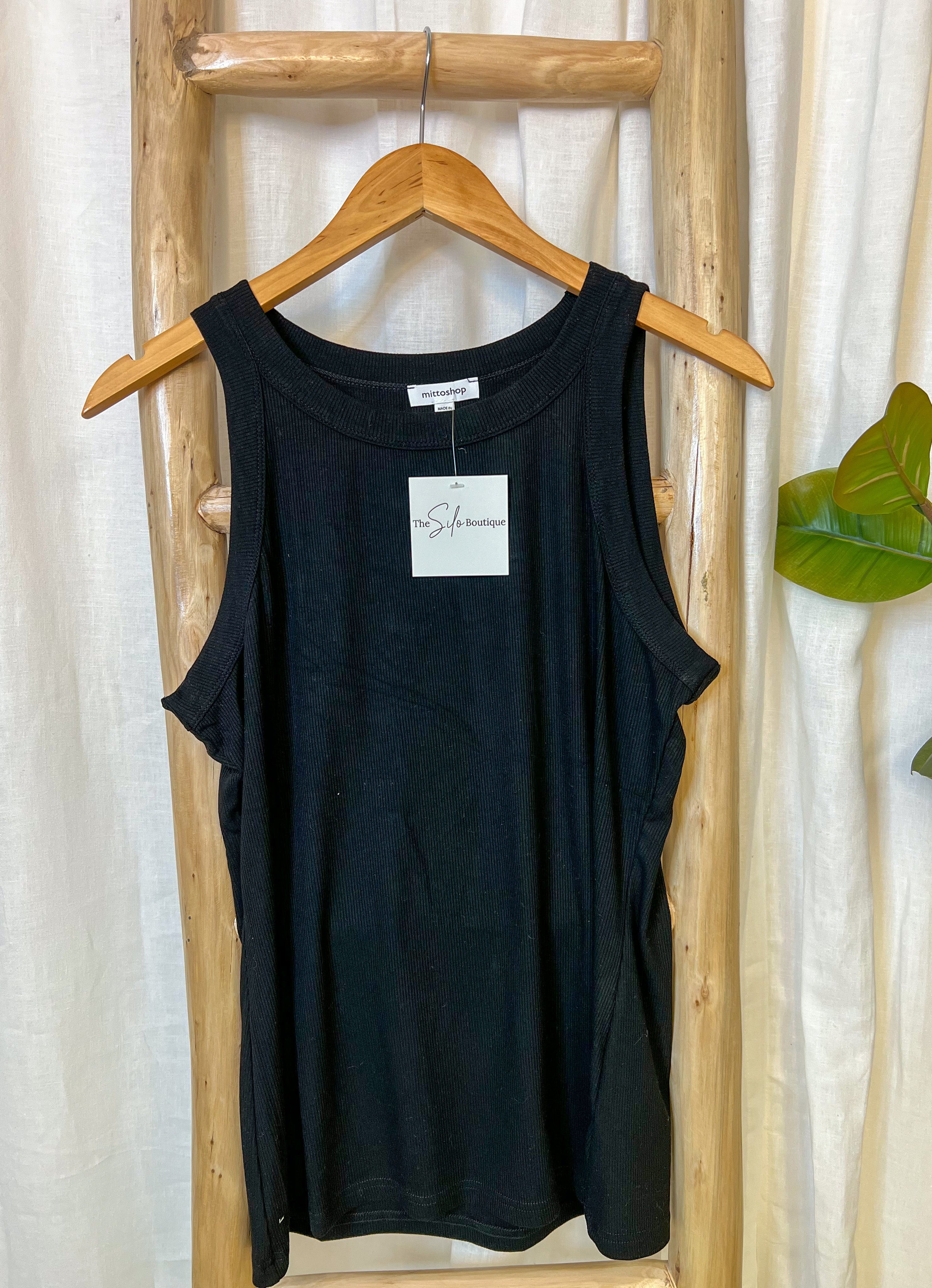 Everly Tank-Tank Tops-mittoshop-The Silo Boutique, Women's Fashion Boutique Located in Warren and Grand Forks North Dakota