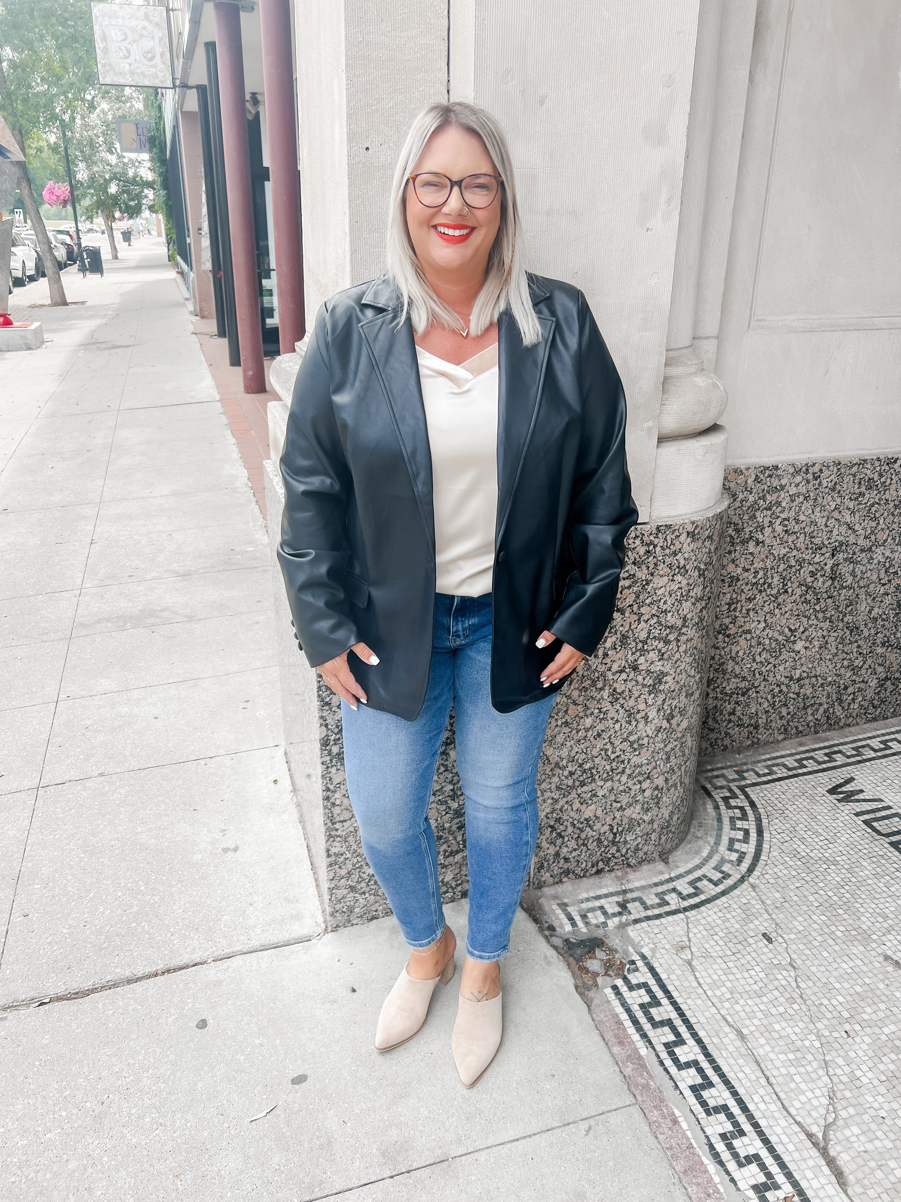 Fate Black Blazer-Final Sale-blazer-fate-The Silo Boutique, Women's Fashion Boutique Located in Warren and Grand Forks North Dakota