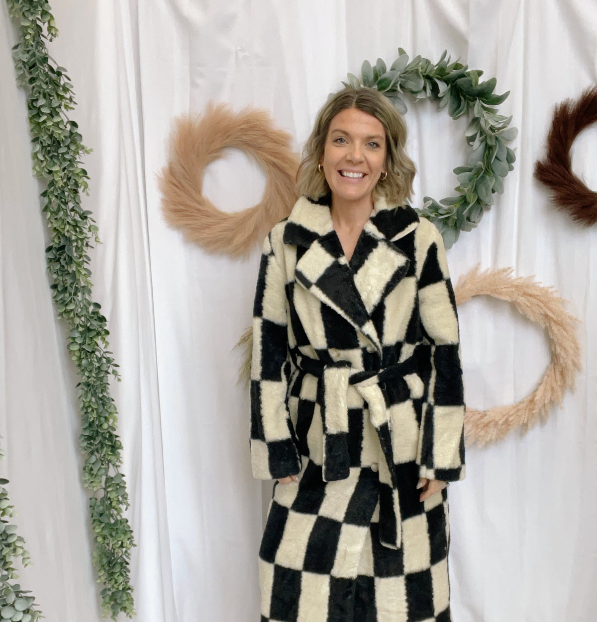 Check Me Faux Fur Jacket-Coats & Jackets-emory park-The Silo Boutique, Women's Fashion Boutique Located in Warren and Grand Forks North Dakota