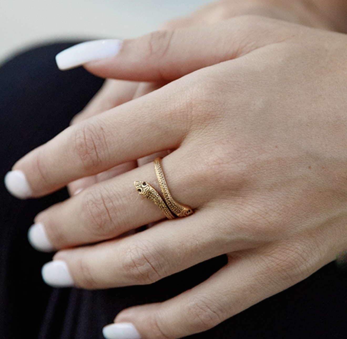 Ornamental Snake Ring-Rings-ornamental things-The Silo Boutique, Women's Fashion Boutique Located in Warren and Grand Forks North Dakota
