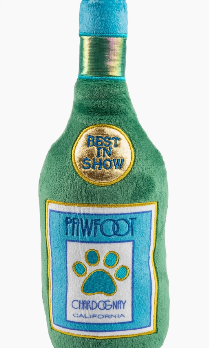 Pawfoot Wine Dog Toy-Dog Toys-haute diggity-The Silo Boutique, Women's Fashion Boutique Located in Warren and Grand Forks North Dakota