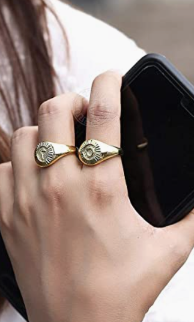 Good Karma Medalian Ring-Rings-good karma-The Silo Boutique, Women's Fashion Boutique Located in Warren and Grand Forks North Dakota